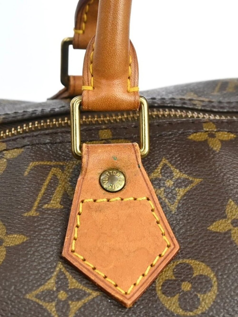 BUYIT03 LOUIS VUITTON MONOGRAM SPEEDY 40 DUFFLE HANDBAG M41522 SP1924 BQ00219 - Picture 14 of 16